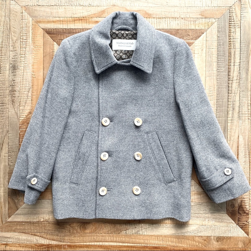 Kids Size 3-4, Spring/Fall jacket,peacoat,grey,soft,lightweight, NWOT